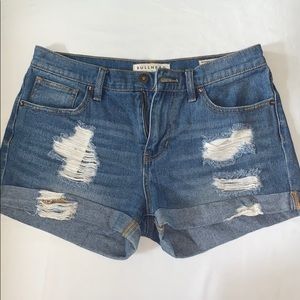 PacSun Bullhead Distressed Cuffed Boyfriend Shorts